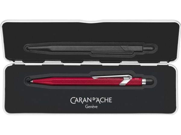 Caran d’Ache kulepenn 849 Colormat-X M i eske rød
