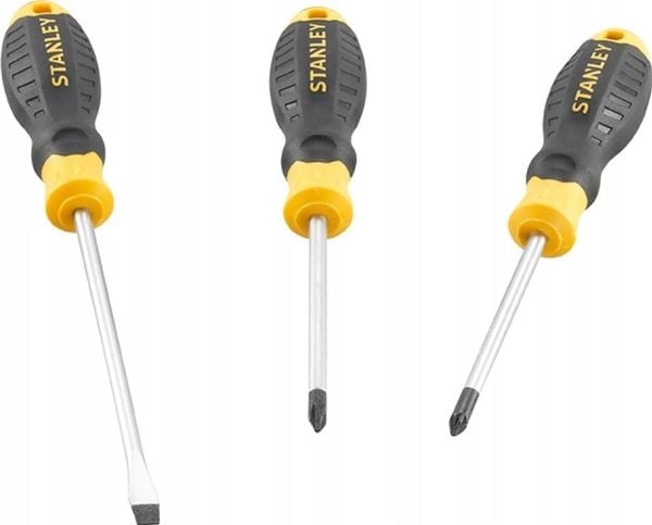 STANLEY skrutrekkerbits 3 deler m/ grep (PL+PH+PZ)