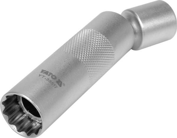 YATO 3/8" 16 mm stearinlyssugerør med håndtak