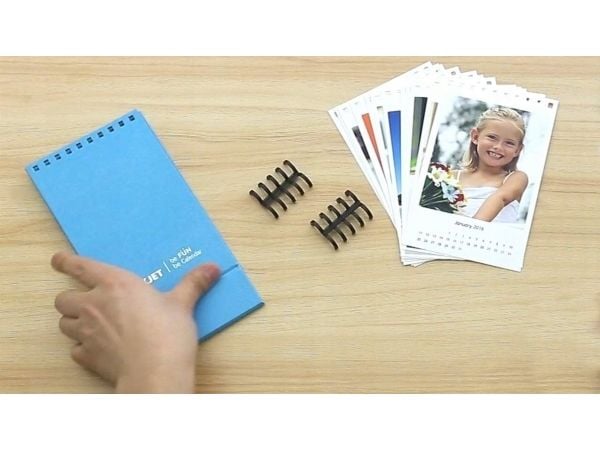 Kodak fotokalender 10x15 for eget trykk grønn