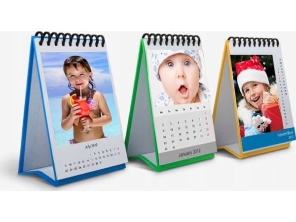 Kodak fotokalender 10x15 for eget trykk grønn