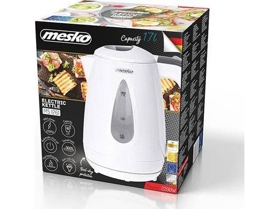 Vattenkokare Mesko i plast, 1,7 L