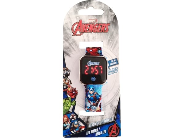 Euroswan barneklokke digital Avengers LED
