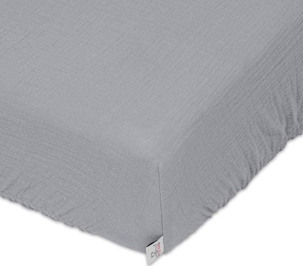 Multitex Przescieradlo 70 x 140 med strikk Matex MUSLIN 44