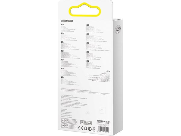 Baseus SUP0003353, 1,2 m, USB A, USB C/Micro USB-A/Lightning, USB 3.2 Gen 1 (3.1 Gen 1), Blå