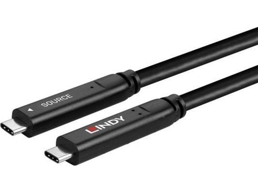 Lindy 10m USB 3.2 Gen 1 & DP 1.4 Typ C Hybrid Cable