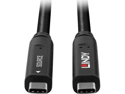 Lindy 10m USB 3.2 Gen 1 & DP 1.4 Typ C Hybrid Cable