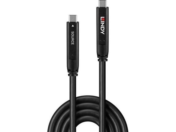 Lindy 10m USB 3.2 Gen 1 & DP 1.4 Typ C Hybrid Cable