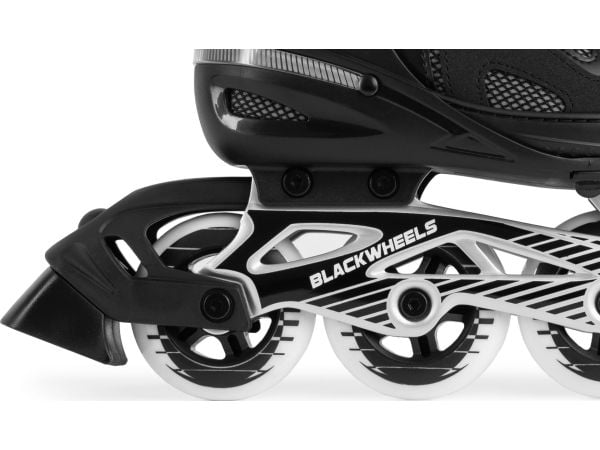 Blackwheels säädettävät rullat Flex Pro sort koko 38-41