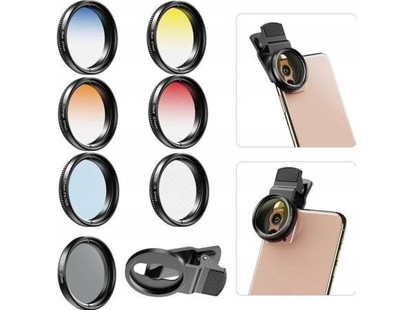 Apexel filtersett 7-i-1 Apexel-filter for telefon (APL-37uv-7g)