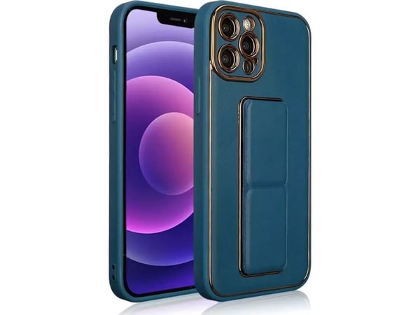 4 stk kickstand-deksel med stativ til Samsung Galaxy A12 5G - blå