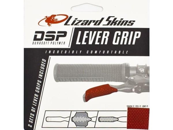 Lizard Skins LIZARDSKINS DSP stanggrep Crimson Red 0,5 mm (2 sett á 2 stk.) (NY 2023)