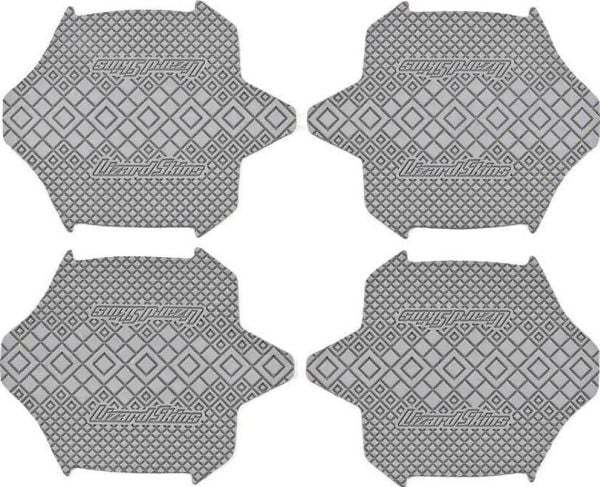 Lizard Skins DSP Lever Grip - Platinum Gray 0,5 mm (2 sett á 2 stk) (NY 2023)