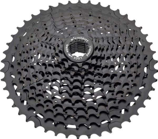 Microshift kassettt XLE 11-delt 11–46T svart kompatibel med Shimano (NY)