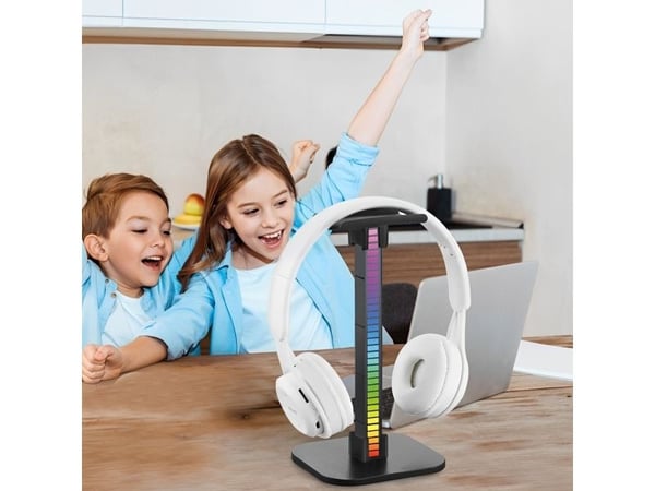 Mozos D11 - RGB LED-kuulokkeiden jalusta