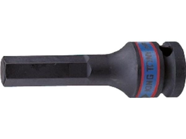 KING TONY slaghylsa HEX 1/2" 12x80 mm