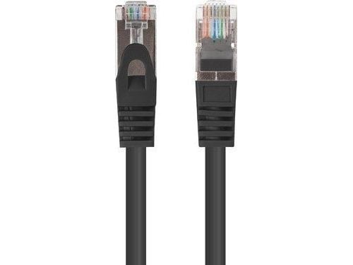 Lanberg - Koblingskabel - RJ-45 (hann) til RJ-45 (hann) - 5.7 mm - foliebelagt uskjermet tvinnet kabelpar (F/UTP) - CAT 6 - med støvel, uten hindri...