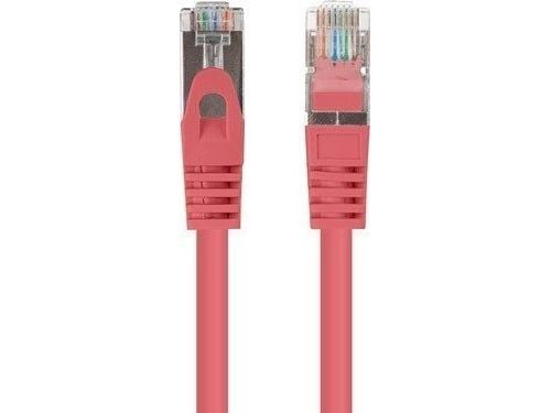 PATCHCORD CAT.6 FTP 1M PUNAINEN FLUKE LÄPÄISSYT LANBERG 10-PACK