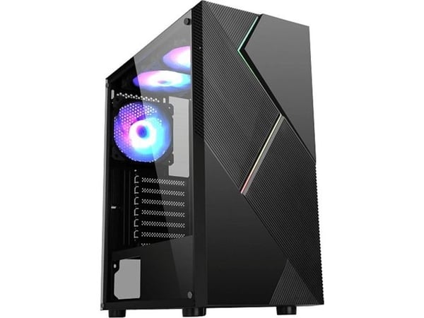 Midi Tower PC-pelikotelo USB 3.0 ilman virtalähdettä