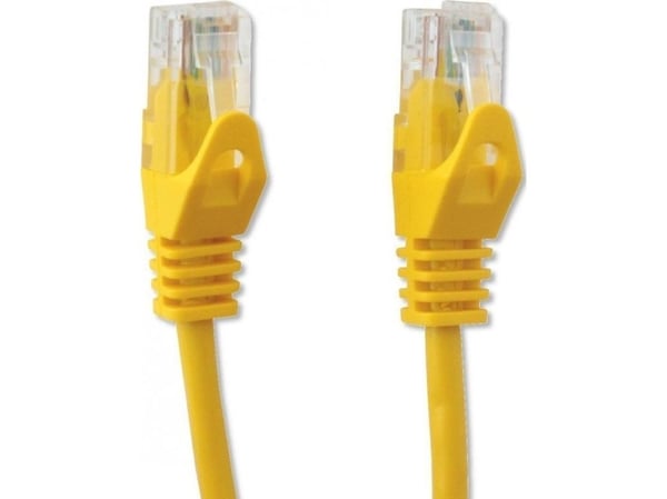 Techly Techly Patchkabel Cat5e UTP 0,25m żółty CCA