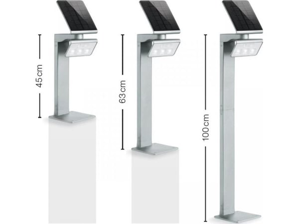 Steinel vegglampe XSolar GL-S LED 1,2W med sensor antrasitt