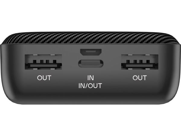 RealPower Powerbank PB-10000 SE schwarz 10.000mAh