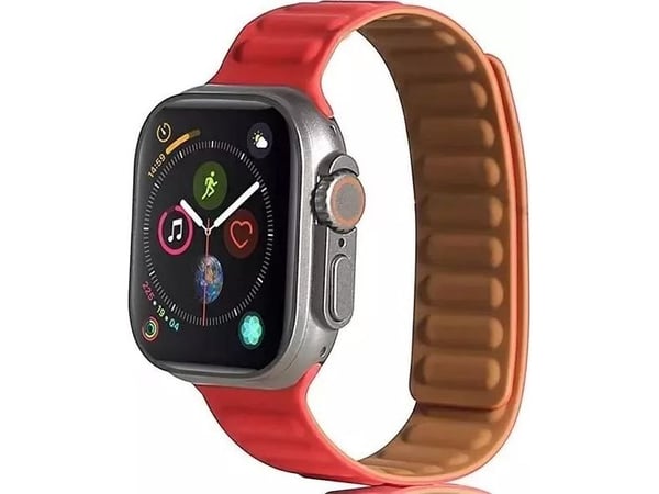 Beline Apple Watch-rem Magnetisk 42/44/45/49 mm rød / rød