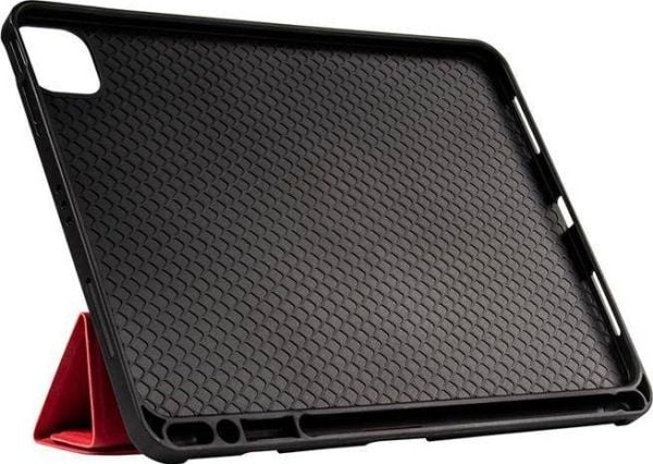 Crong Crong FlexFolio nettbrettveske iPad Pro 11 (2022-2021) / iPad Air 10.9 (5.-4. generasjon) med Apple Pencil (rød)