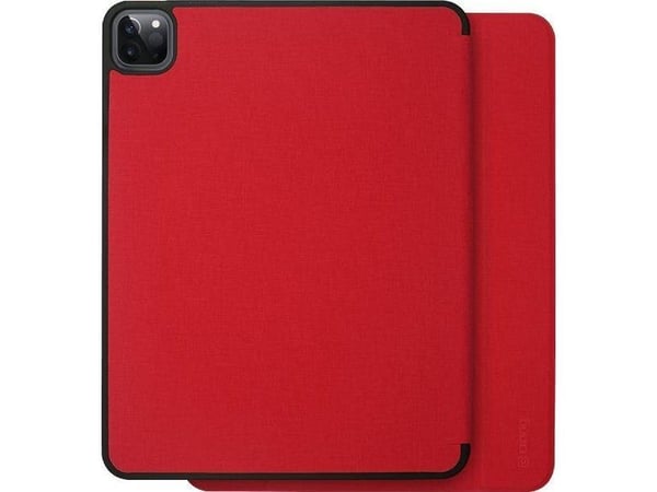 Crong Crong FlexFolio nettbrettveske iPad Pro 11 (2022-2021) / iPad Air 10.9 (5.-4. generasjon) med Apple Pencil (rød)