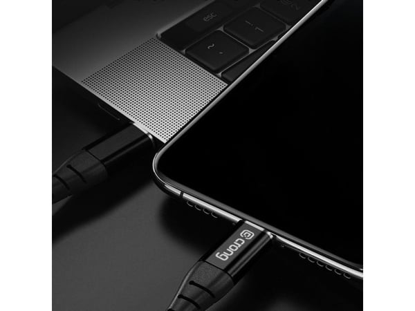 USB-C til USB-C-kabel 0,25 m svart (CRG-AL025USCC-BLK)