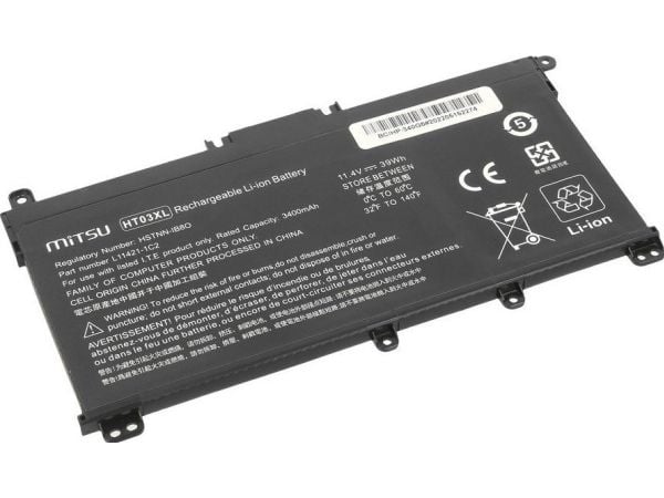 Mitsu batteri til HP 240/250 G7 G8, 340/348 G5 G7 – 3400 mAh (39 Wh) 11,4 V