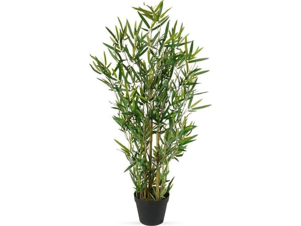 Vilde kunstig plante i potte dekorativt – høyt bambustre 97 cm