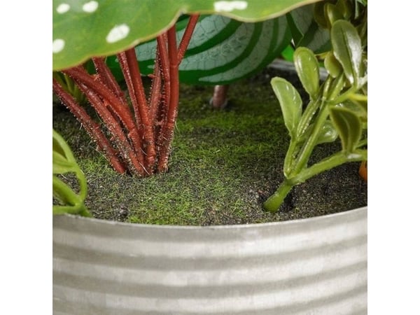 Vill kunstig plante i potte, komposisjon 28 cm