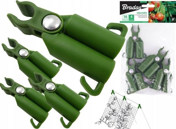Bradas toppkobling, justerbar til stenger 11 mm – 4 stk/opp.