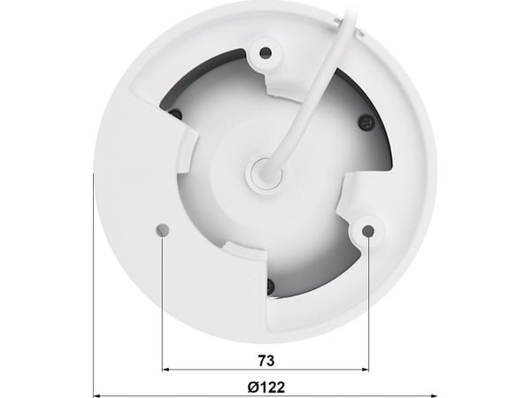 Dahua Technology IPC-HDW3541T-ZS-S2, IP-sikkerhetskamera, Inne & Ute, Koblet med ledninger (ikke trådløs), Tak, Hvit, Tårn