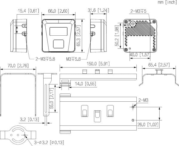 IP-kamera Dahua Technology IPC-HUM8531M-V-LED-0360B - 5 MP 3,6 mm