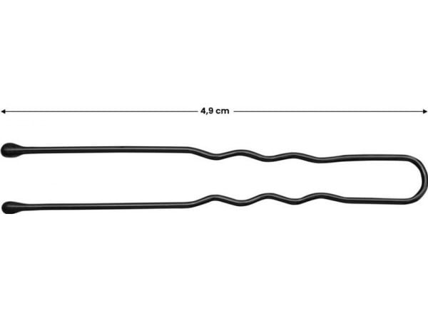 Activeshop hårruller/klips E-63 4,9 cm svarte 150 stk.