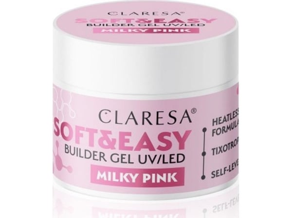 Claresa CLARESA BUILDING GEL SOFT&EASY GEL MELKEROSA 90G