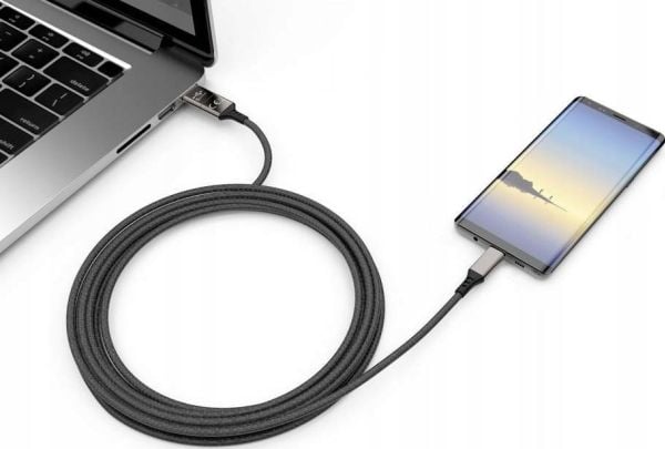 Smartere USB-kabel USB 2.0 USB-C®-pinne, USB-C®-pinne 1 m SMRTER_SPEEDY_C_BK