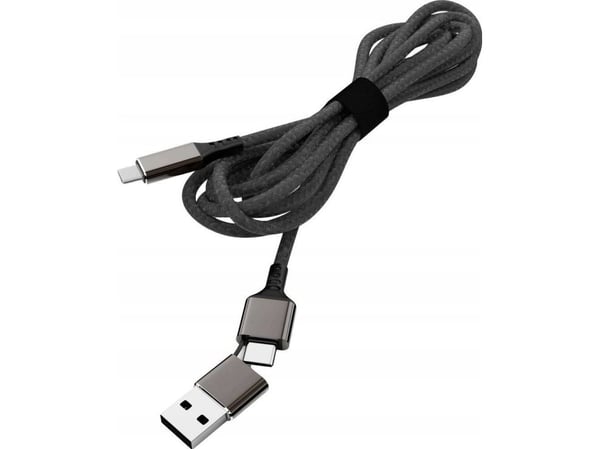 Smartere USB-kabel USB 2.0 USB-C®-pinne, USB-C®-pinne 1 m SMRTER_SPEEDY_C_BK