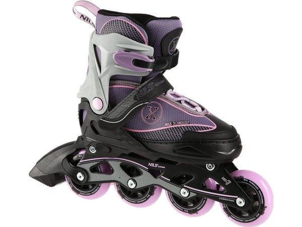 Nils Extreme NA11008 inlines/skridskor rekreation justerbara lila stl. 39-42