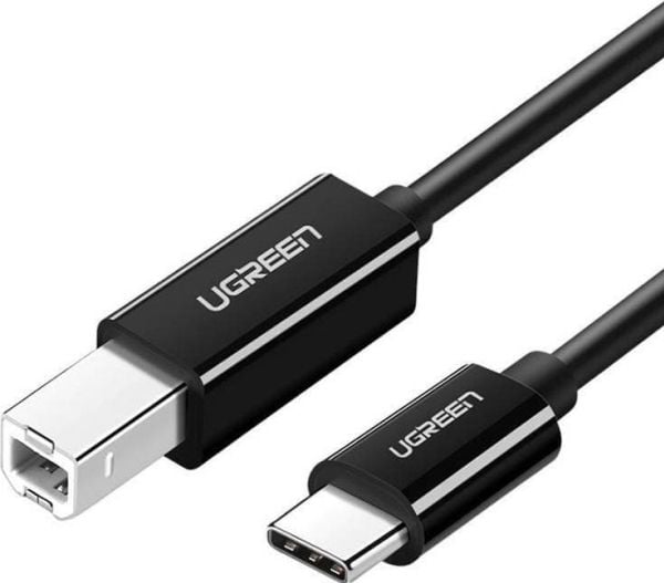 Ugreen USB cable USB-C 2.0 to USB-B cable UGREEN US241 for printer, 1m (black)