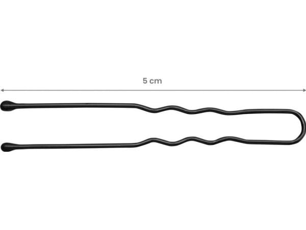 Activeshop hårklyper E-65 300 stk. 5 cm, svarte