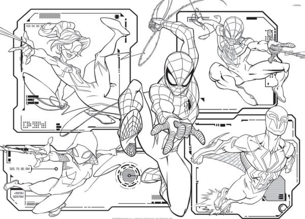 Lisciani LISCIANI LISCIANI MARVEL PUZZLE DF MAXI FLOOR 108 SPIDERMAN