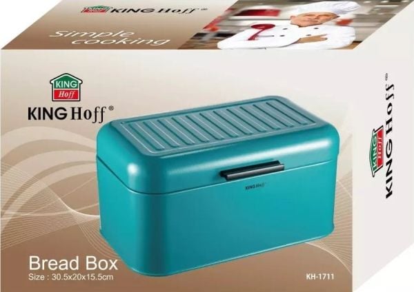 KingHoff KINGHOFF leipälaatikko - teräksinen leipälaatikko - celadon - KH-1711