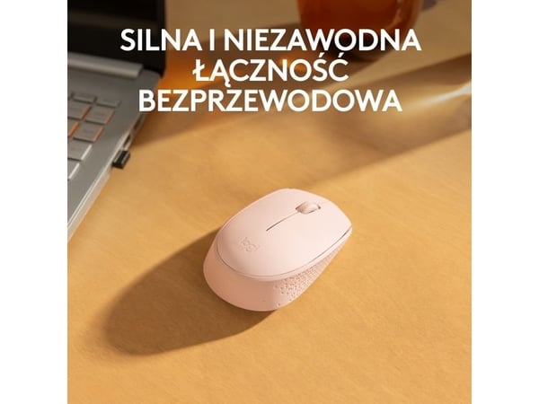 Logitech M171 - Hiiri - oikea- ja vasenkätinen - langaton - 2,4 GHz - langaton vastaanotin (USB) - Rose