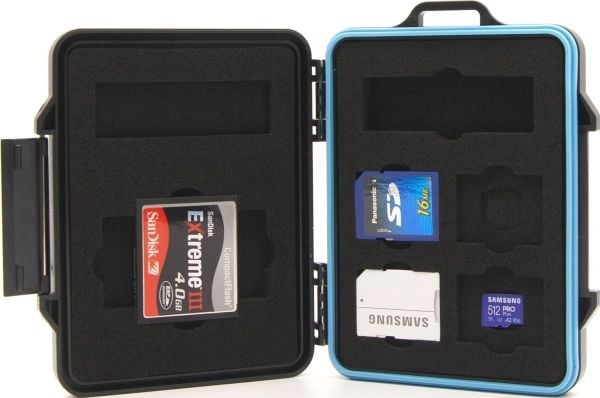 Orico etui for minnekort 6 x SD, 4 x microSD, 1 x CF (PHCD-6-BK-BP)
