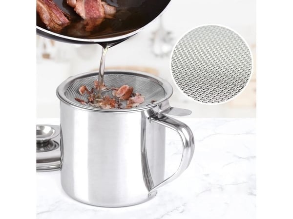 KingHoff gryte for olje med sikt 1,2 l (KH-1726)