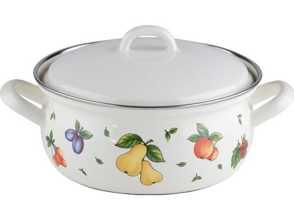 Riess - lav gryte 1,5 l, 18 cm Fruit Garden