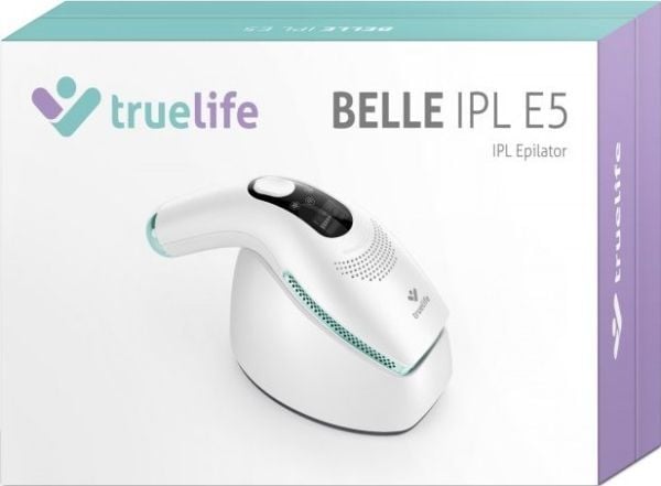 TrueLife BELLE IPL E5, Hvit, Intense Pulsed Light (IPL), 8 min, Mageområdet, Armhule, Back thigh, Bikini, Baken, Bryst, Dekolletage, Front thigh, I...
